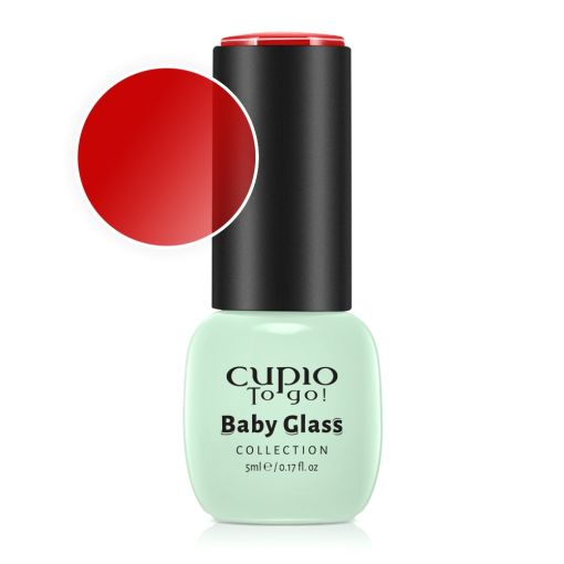 Oja semipermanenta Baby Glass Collection - Luminous Red 5ml TPO FREE