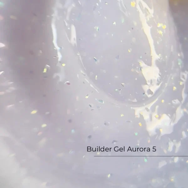 Builder Gel Aurora nr5 Crystal Professional HEMA & TPO Free 15 ml