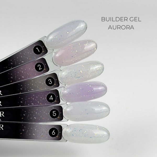 Builder Gel Aurora nr5 Crystal Professional HEMA & TPO Free 15 ml