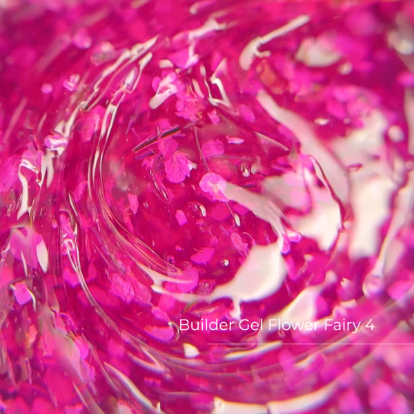 Builder Gel Flower Fairy nr4 Crystal Professional HEMA & TPO FREE 15ml
