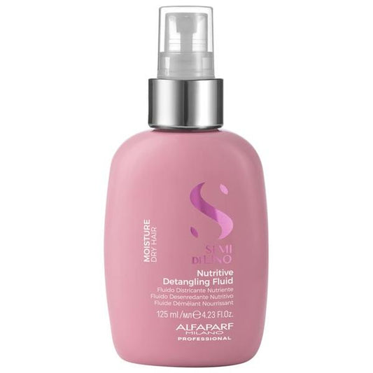Fluid Tratament Hidratant de Descurcare pentru Par Uscat - Alfaparf Milano Semi Di Lino Moisture Nutritive Detangling Fluid, 125ml