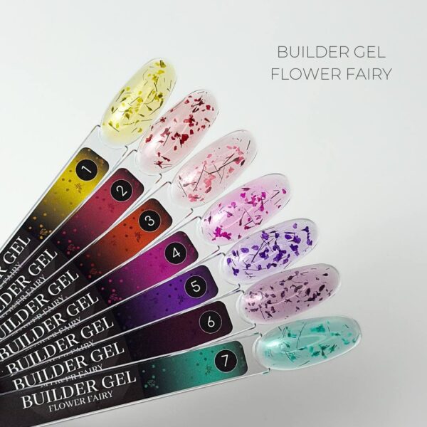 Builder Gel Flower Fairy nr3 Crystal Professional HEMA & TPO FREE 15 ml