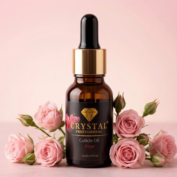 Cuticle Oil Crystal Professional – Rose 15ml